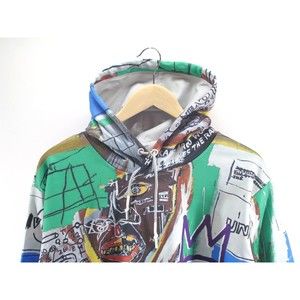 Members Only X Jean Michael Basquiat All Over Print Pullover Hoodie‎ Jacket L